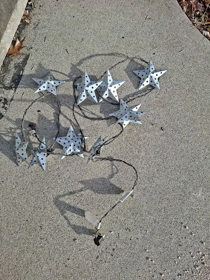 Decorative outdoor lights - star shaped