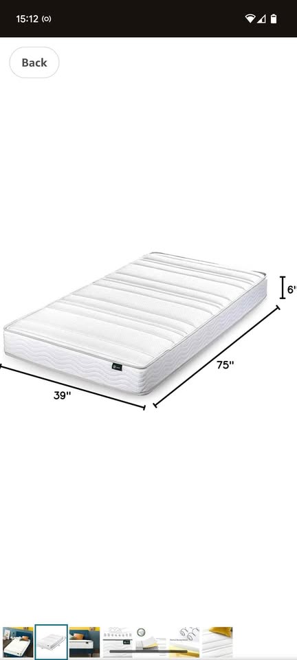 Twin Mattress, 6-inch - photo 4
