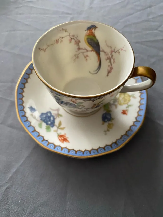 Theodore Haviland Paradise Tea Cup/Saucerr