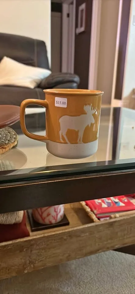 Christmas moose Christmas mug