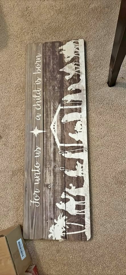 Christmas wall hanging