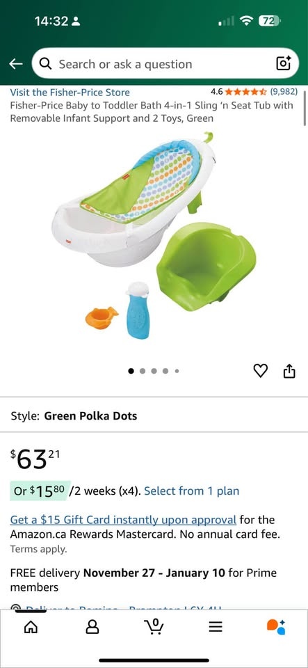 Fisher-Price Baby to Toddler Bath - photo 4