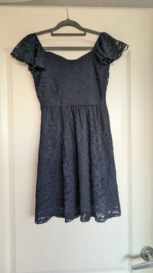 Navy Blue Lace Dress size S - photo 2