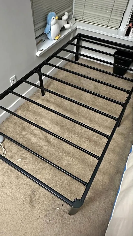 Zinus twin bed frame plus Olee mattress 10inches