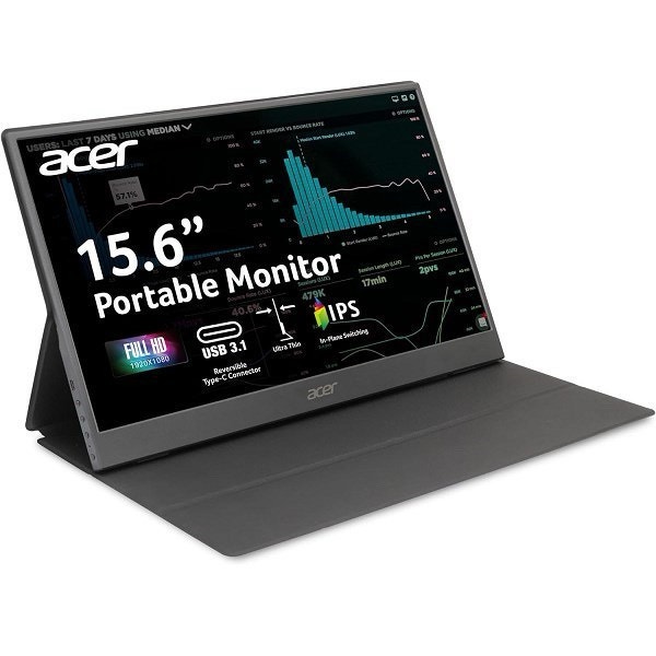 ACER PM161Q 15.6" FHD PORTABLE USB-C MONITOR