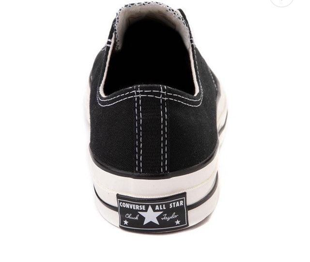 Converse Black and White Canvas Sneakers - photo 3