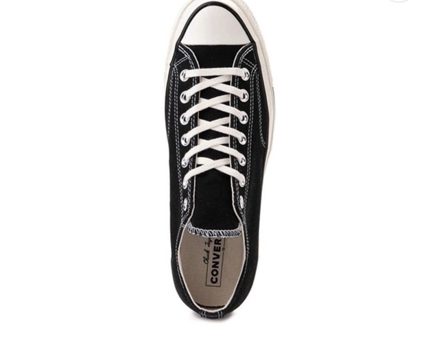 Converse Black and White Canvas Sneakers - photo 5