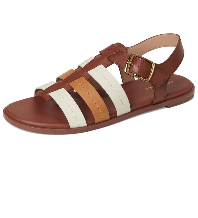 Cole Haan Brown and White Sandals - photo 3