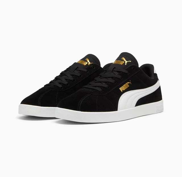 Puma Classic Black and White Suede Sneakers - photo 5