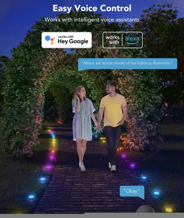 Brand New Govee Smart RGBICW Ground Lights