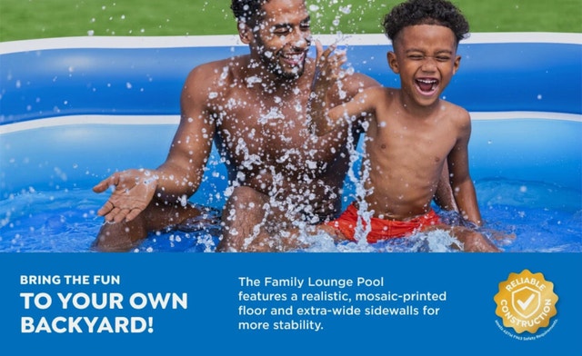 Brand New H2O GO! Family Fun Lounge Pool - photo 3