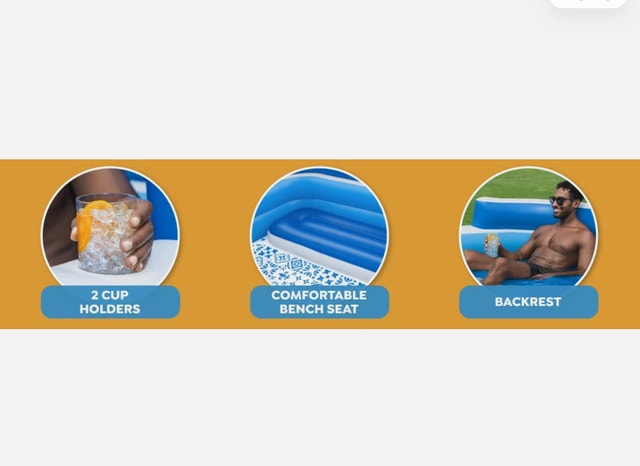 Brand New H2O GO! Family Fun Lounge Pool - photo 5