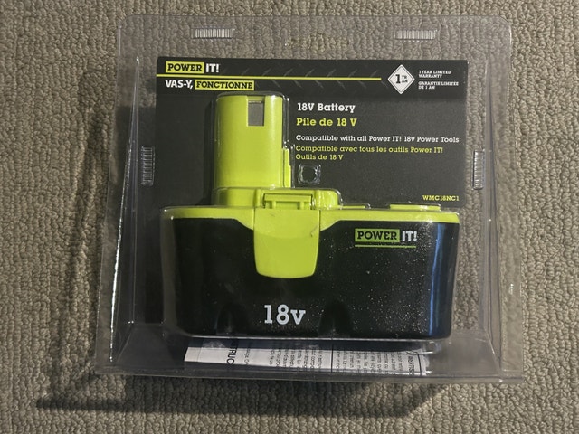 Power It! 18V Battery Pack for Ryobi 18V ONE+
