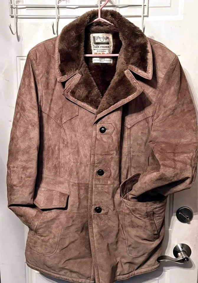 Jack Fraser Suede Men’s Jacket Size 44