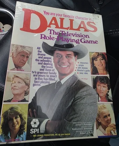 Dallas Role-Playing Game SPI2990 1980 NEW SEALED Vintage