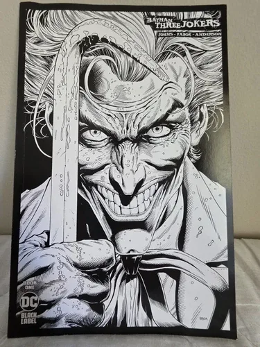 Batman: Three Jokers #1 1:100 Sketch Variant