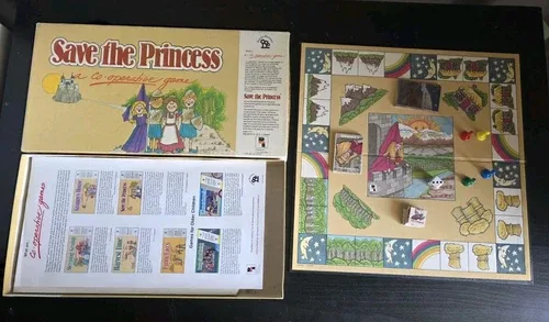 Save The Princess Board Game 1987 Playtoy Industries