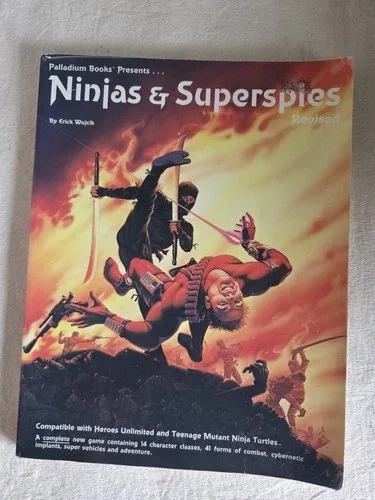 Ninjas and Superspies Palladium Erick Wujcik 1992