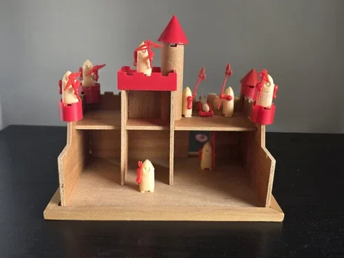 Epoch Play Castle & House Vintage 70s Japan Toy Complete READ