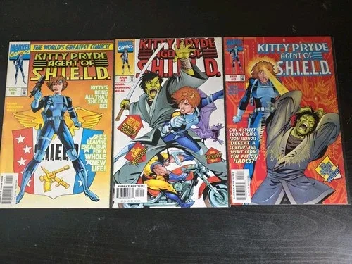 Kitty Pryde Agent Of S.H.I.E.L.D. (1997) #1-3 Complete Set