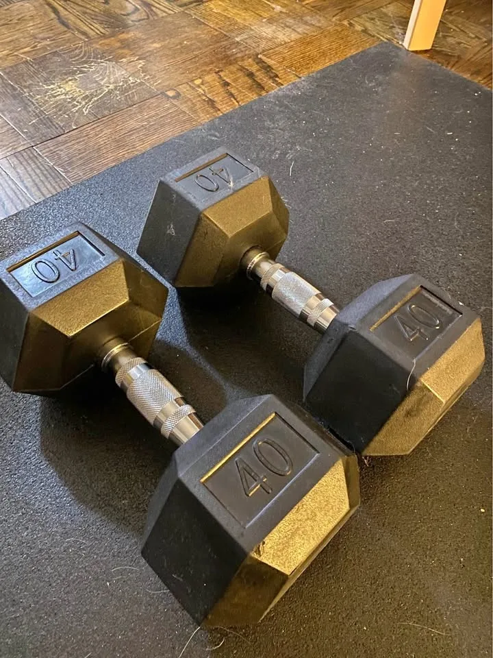 40 lbs dumbbells