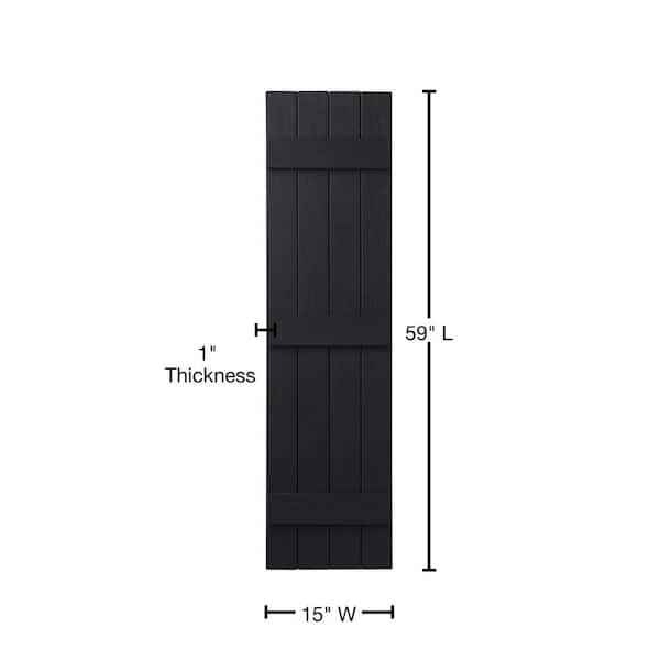Ply Gem 15 in. x 59 in. Shutters - photo 2