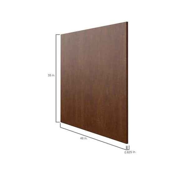Hampton Bay 0.625x35x48 in. Base End Panel in Spice - photo 4