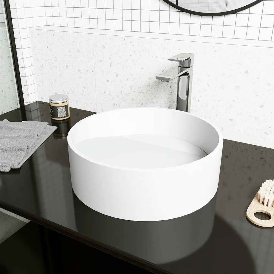 VIGO Bathroom Sink - Matte Stone Round Vessel - photo 4