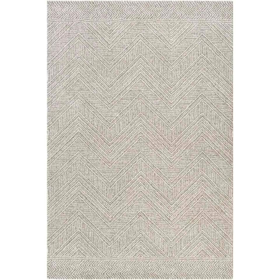 4.3×5.11 Taupe/Ivory Rug Sylvan Chevron