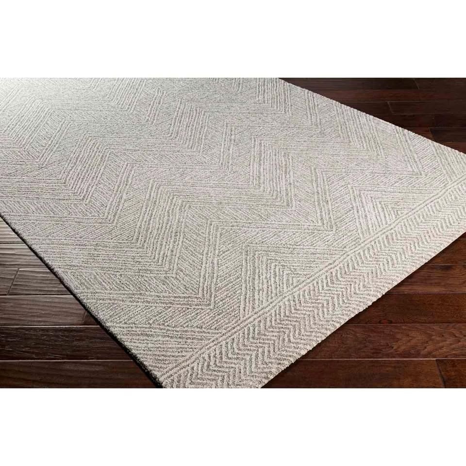 4.3×5.11 Taupe/Ivory Rug Sylvan Chevron - photo 3