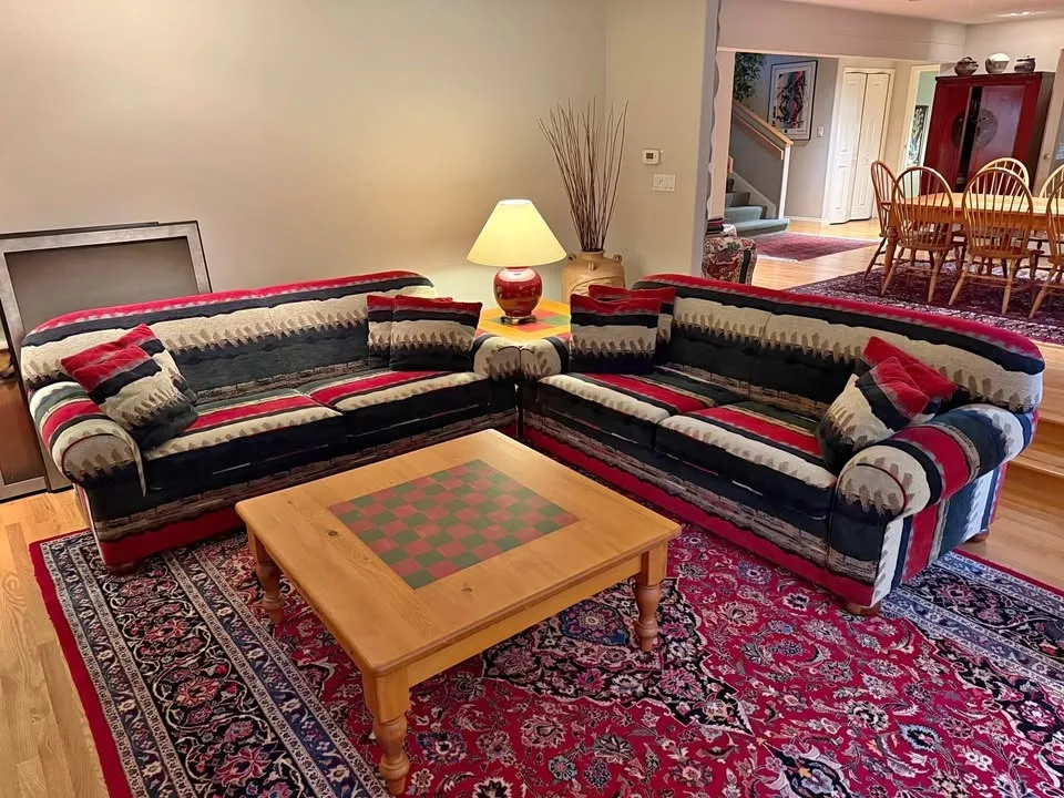 2 Sofas & Oversized Chair with Ottoman - Great Condition