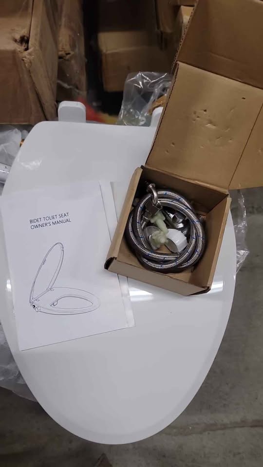 Elongated Bidet Toilet Seat with Dual Nozzles - photo 4