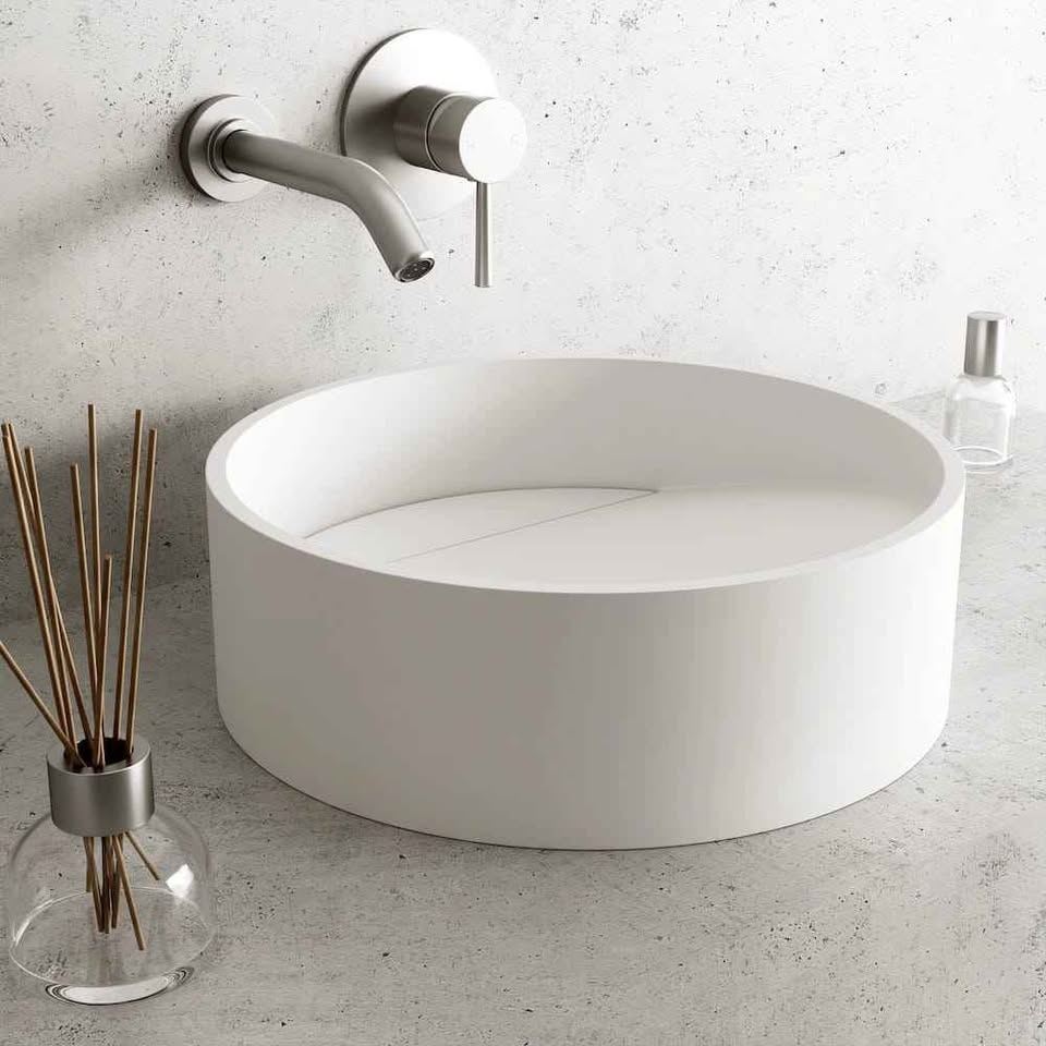 VIGO Starr Vessel Sink - 15" Round, Matte White - photo 3