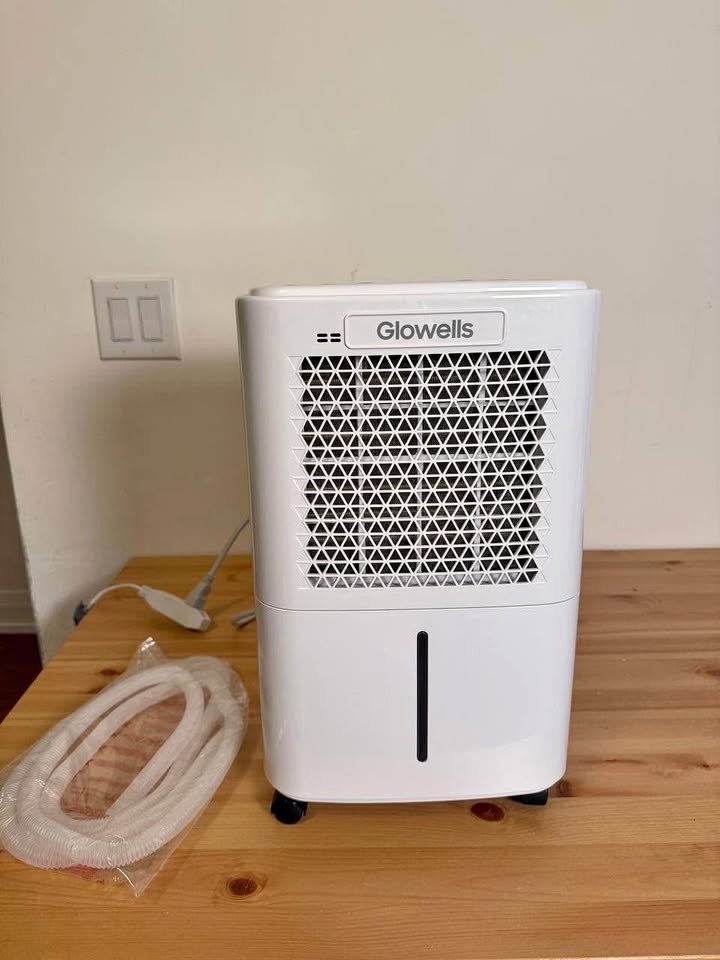 Glowells 2500 Sq.Ft Dehumidifier — 21 Pints — NEW