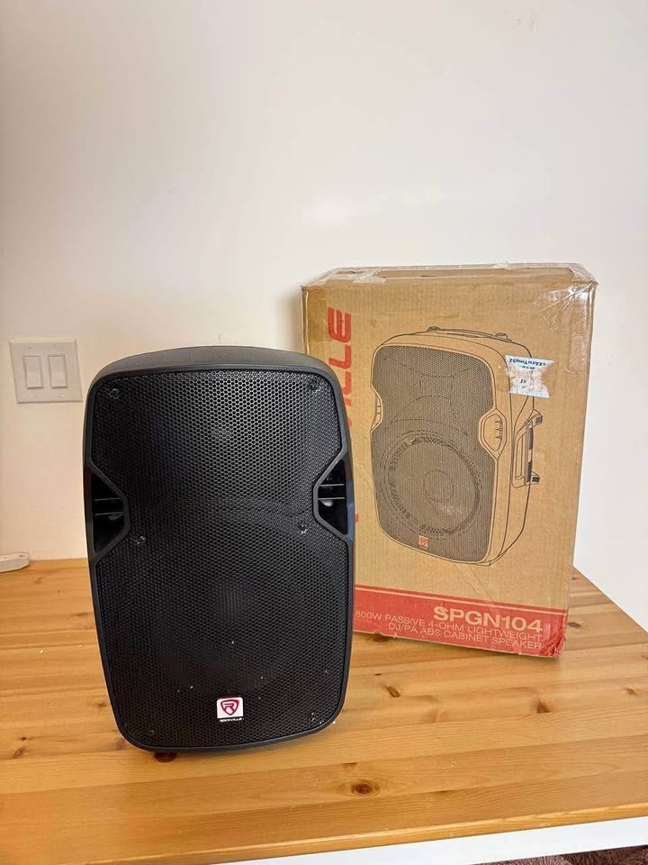 Rockville SPG84 10” DJ PA Speaker – 400W, Lightweight – NEW