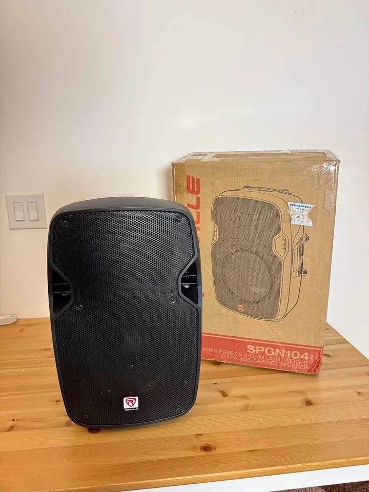 Rockville SPG84 10” DJ PA Speaker – 400W, Lightweight – NEW