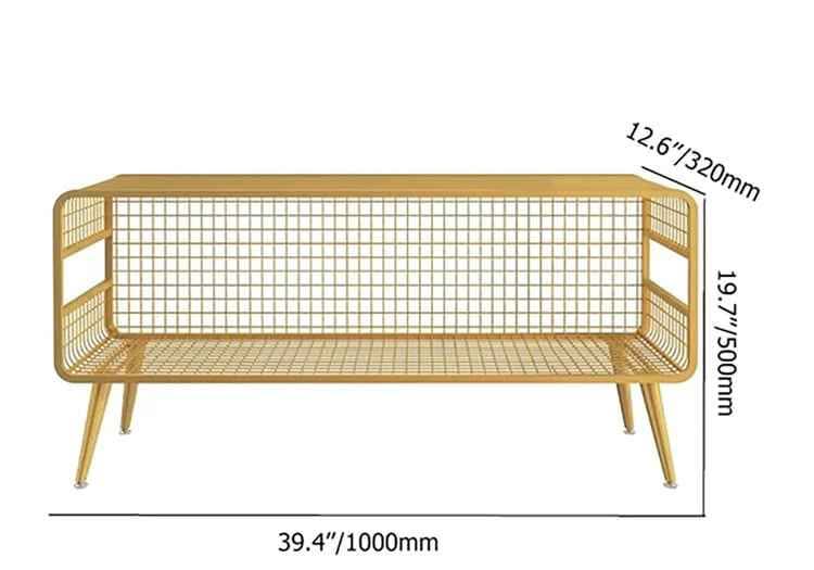 Modern gold wire shelf - photo 3