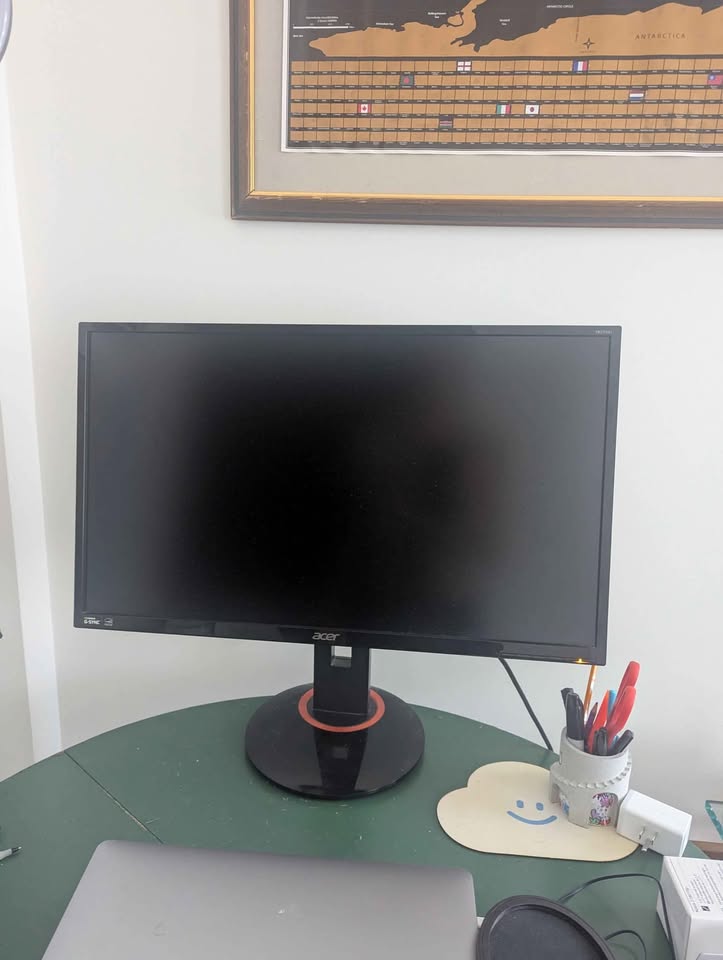 Acer rotating monitor with Display Port to USB-C