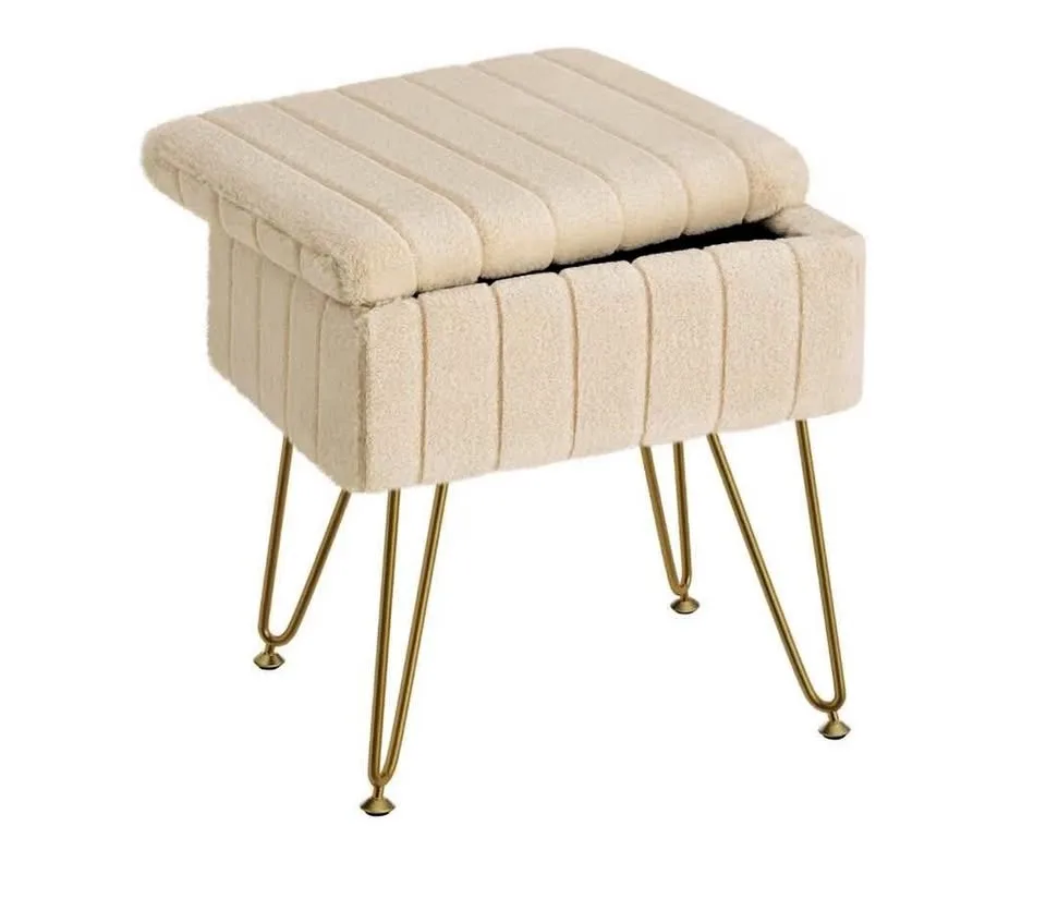 Vanity Ottoman Stool Chair Storage