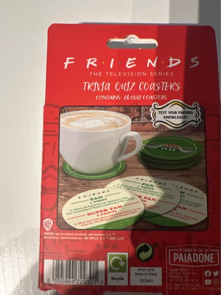 FRIENDS Trivia Coaster Set - photo 2