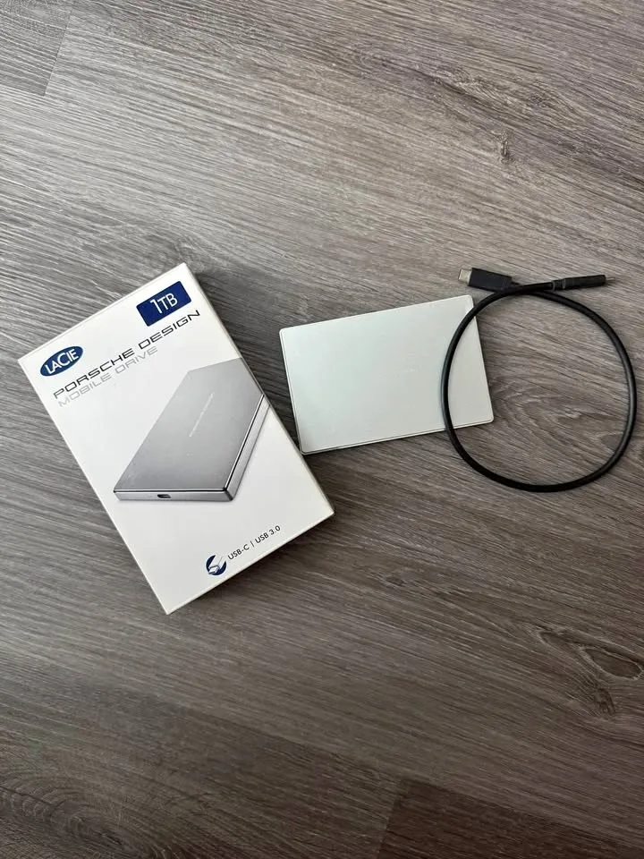 Lacie Porsche design 1TB hard drive