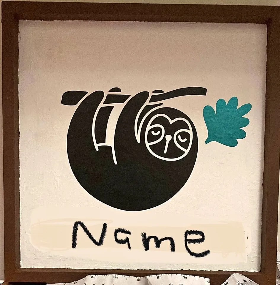 Personalized Name sign with photos