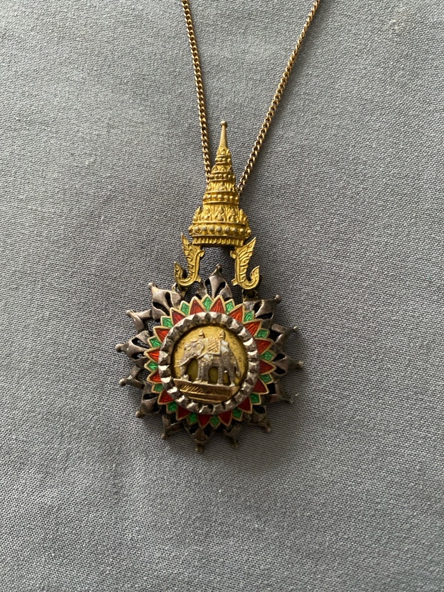 Vintage East India Elephant Necklace - photo 3