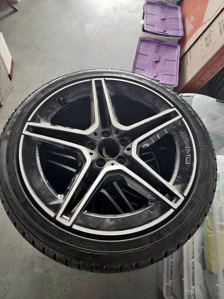 245/40R 19 Mercedes TOYO snow tires with Mercedes AMG rims