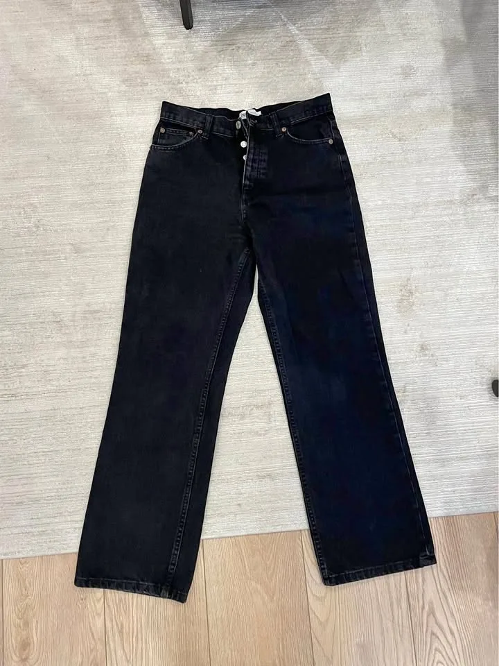 black zara jeans - size 6 / 38