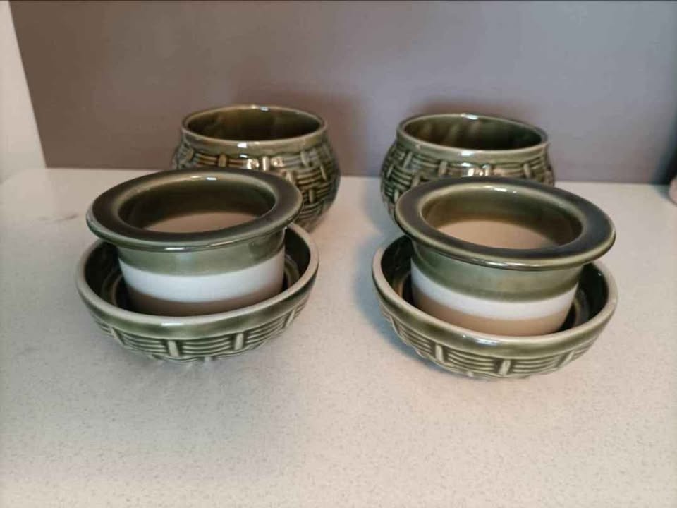 Japanese Ceramic Tea Set + lids & infusers - photo 3
