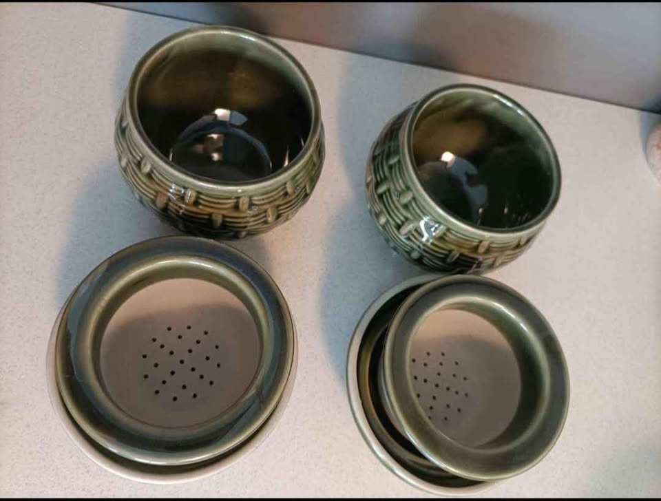 Japanese Ceramic Tea Set + lids & infusers - photo 4