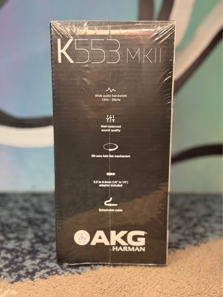 🎧 Brand New AKG Harman K553 MKII Studio Headphones - photo 4