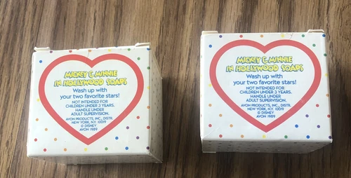 Mickey & Minnie Hollywood Soaps Avon Vintage - Two Sets - photo 3