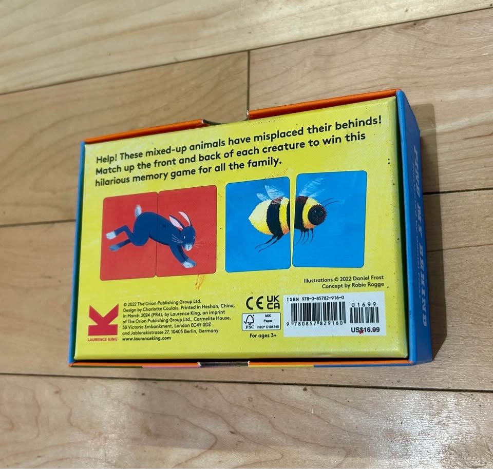 Find My Behind matching game (age 3+) - photo 2
